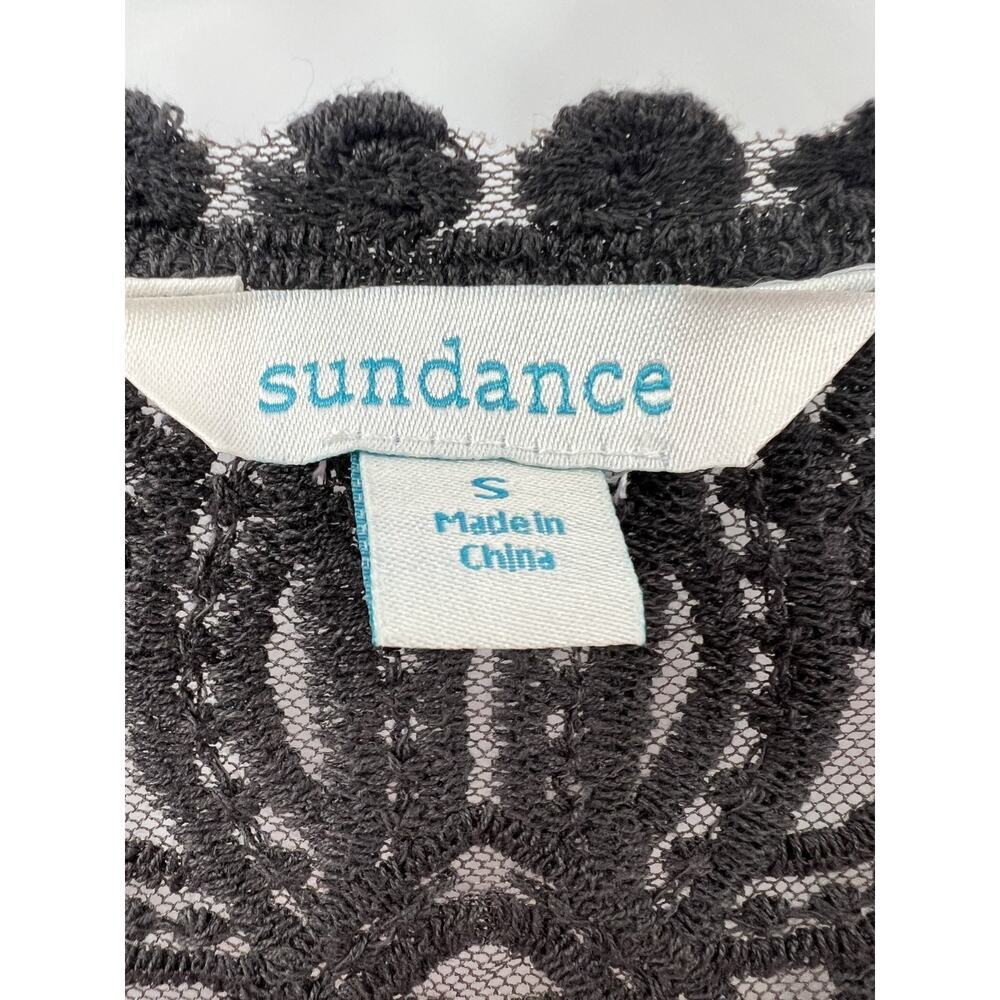 Sundance Womens Olive Green Lace Cardigan Sweater Size S 3/4 Sleeves - Picture 3 of 7
